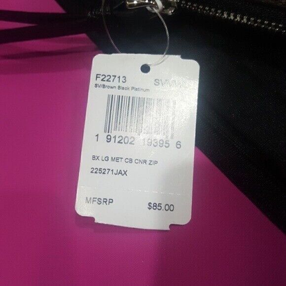 COACH Gold & Brown Monogram Wristlet - Picture 4 of 5